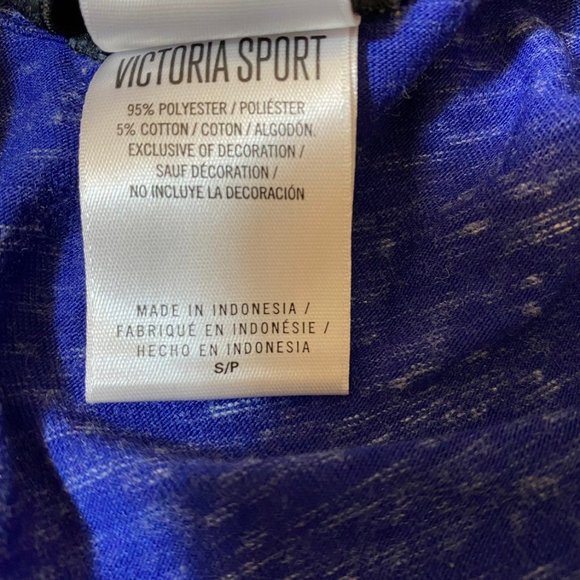 VS Sport Sapphire Blue The Player Logo Tank Top - Picture 2 of 3